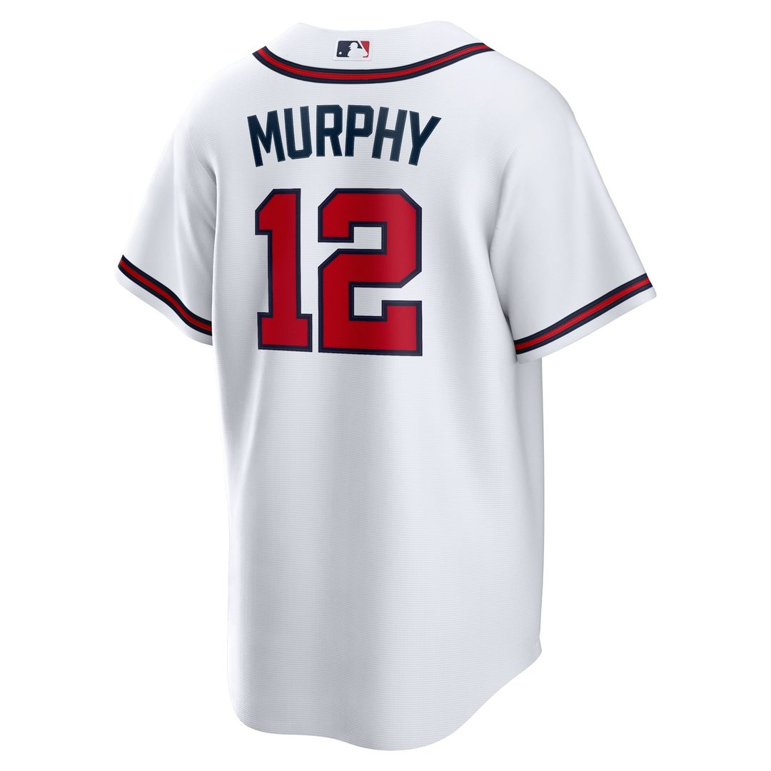 Atlanta Braves Sean Murphy Nike Replica Player Jersey - White MLB Team Jersey Baseball Fan Apparel