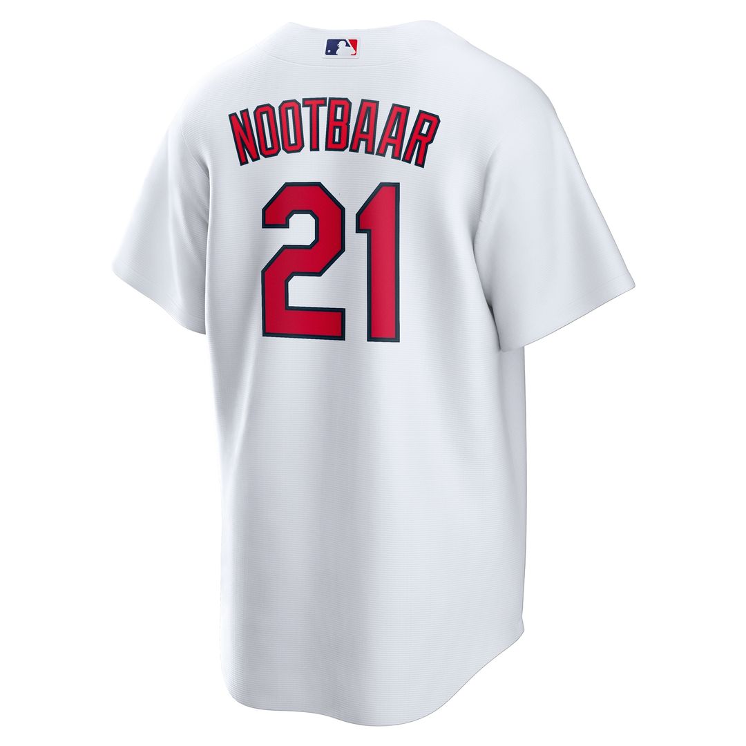 St. Louis Cardinals Lars Nootbaar Nike Home Replica Jersey - White MLB Team Jersey Baseball Fan Apparel
