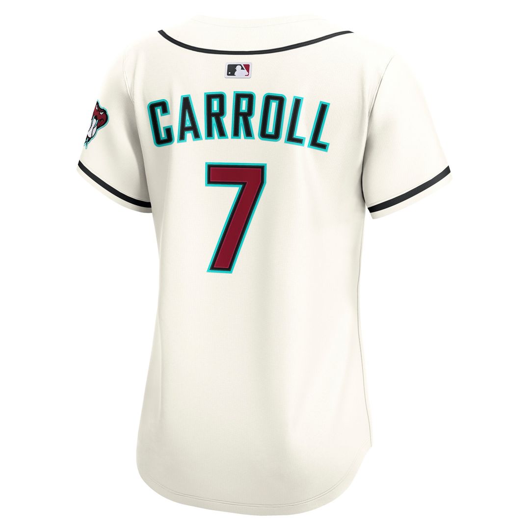 Arizona Diamondbacks Corbin Carroll Nike Women's Home Limited Player Jersey - Cream MLB Team Jersey Baseball Fan Apparel