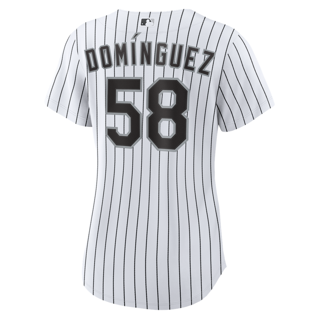 Chicago White Sox Seranthony Domínguez Nike Women's Home Replica Jersey - White MLB Team Jersey Baseball Fan Apparel