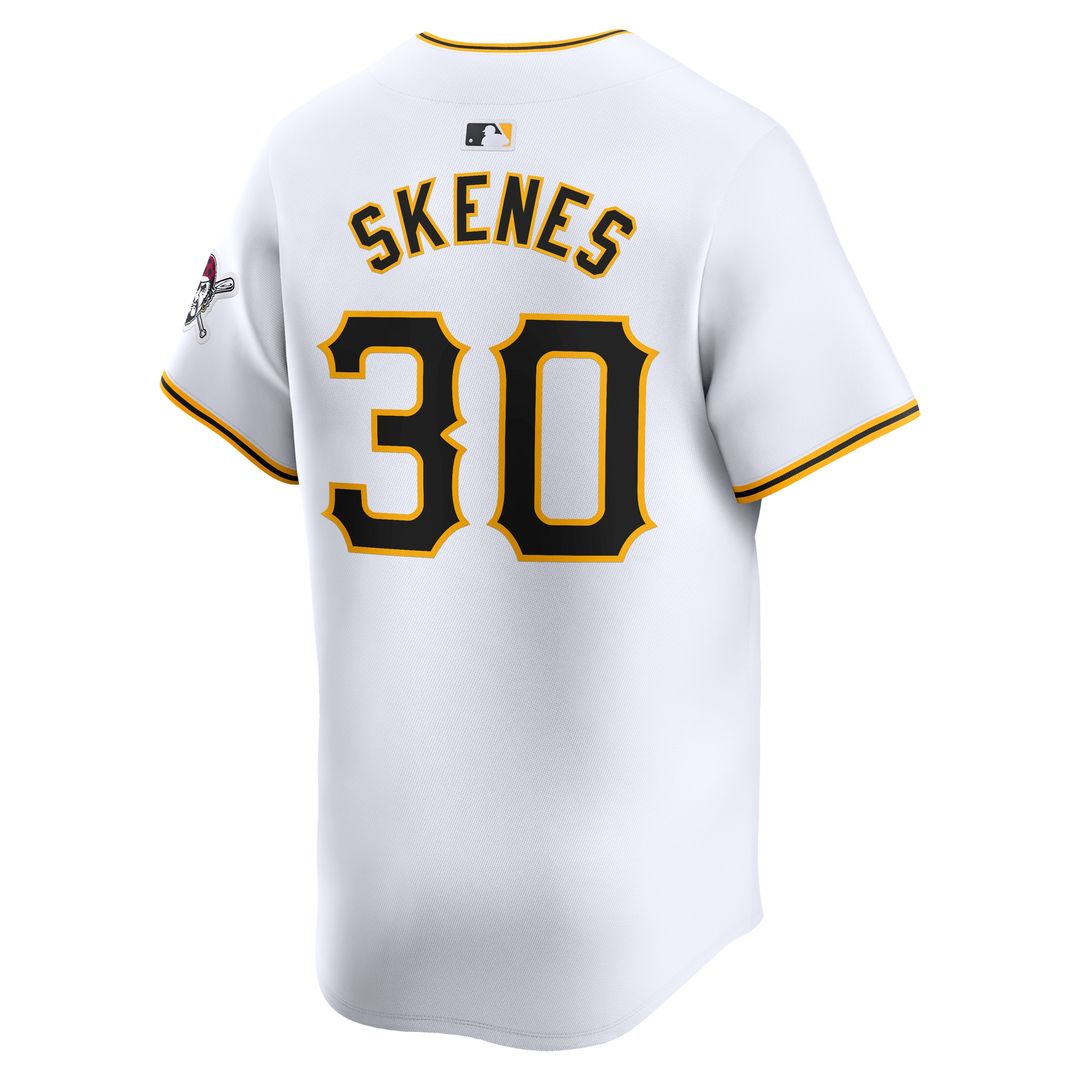 Pittsburgh Pirates Paul Skenes Nike Home Limited Player Jersey - White MLB Team Jersey Baseball Fan Apparel