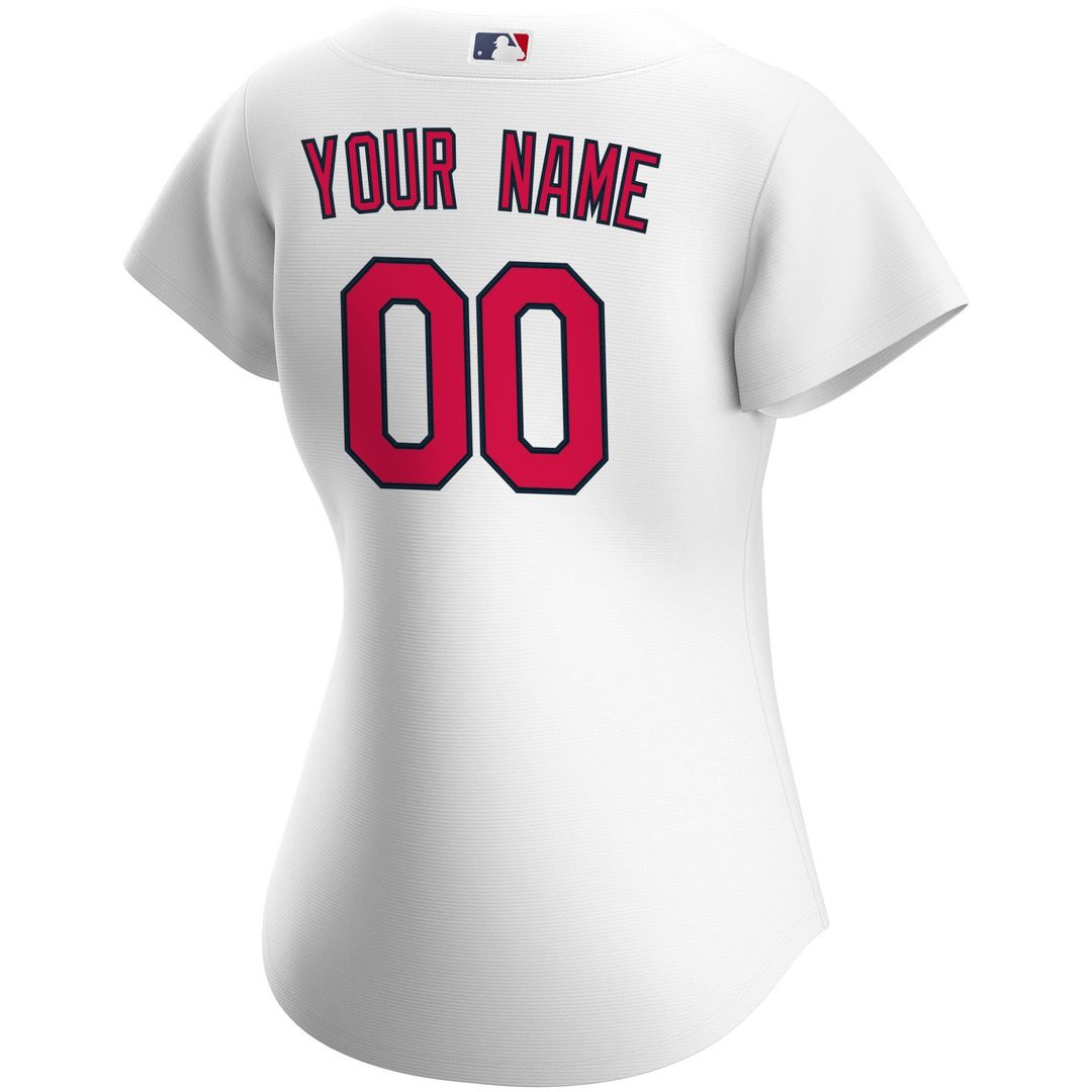 St. Louis Cardinals Nike Women's Home Replica Custom Jersey - White MLB Team Jersey Baseball Fan Apparel