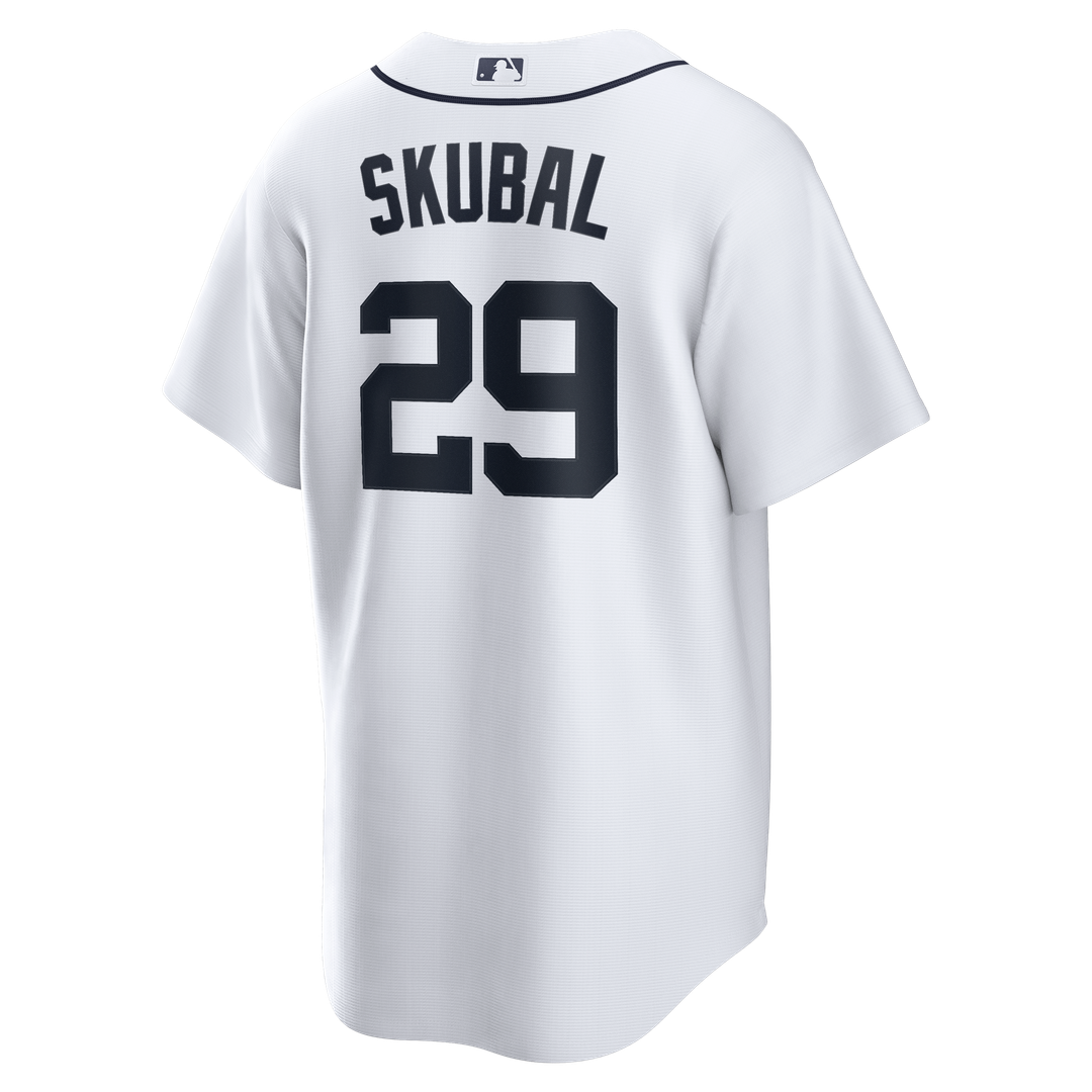 Detroit Tigers Tarik Skubal Nike Home Replica Jersey - White MLB Team Jersey Baseball Fan Apparel