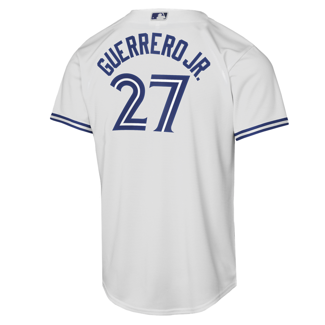 Toronto Blue Jays Vladimir Guerrero Jr. Nike Youth Home Baseline Jersey - White MLB Team Jersey Baseball Fan Apparel