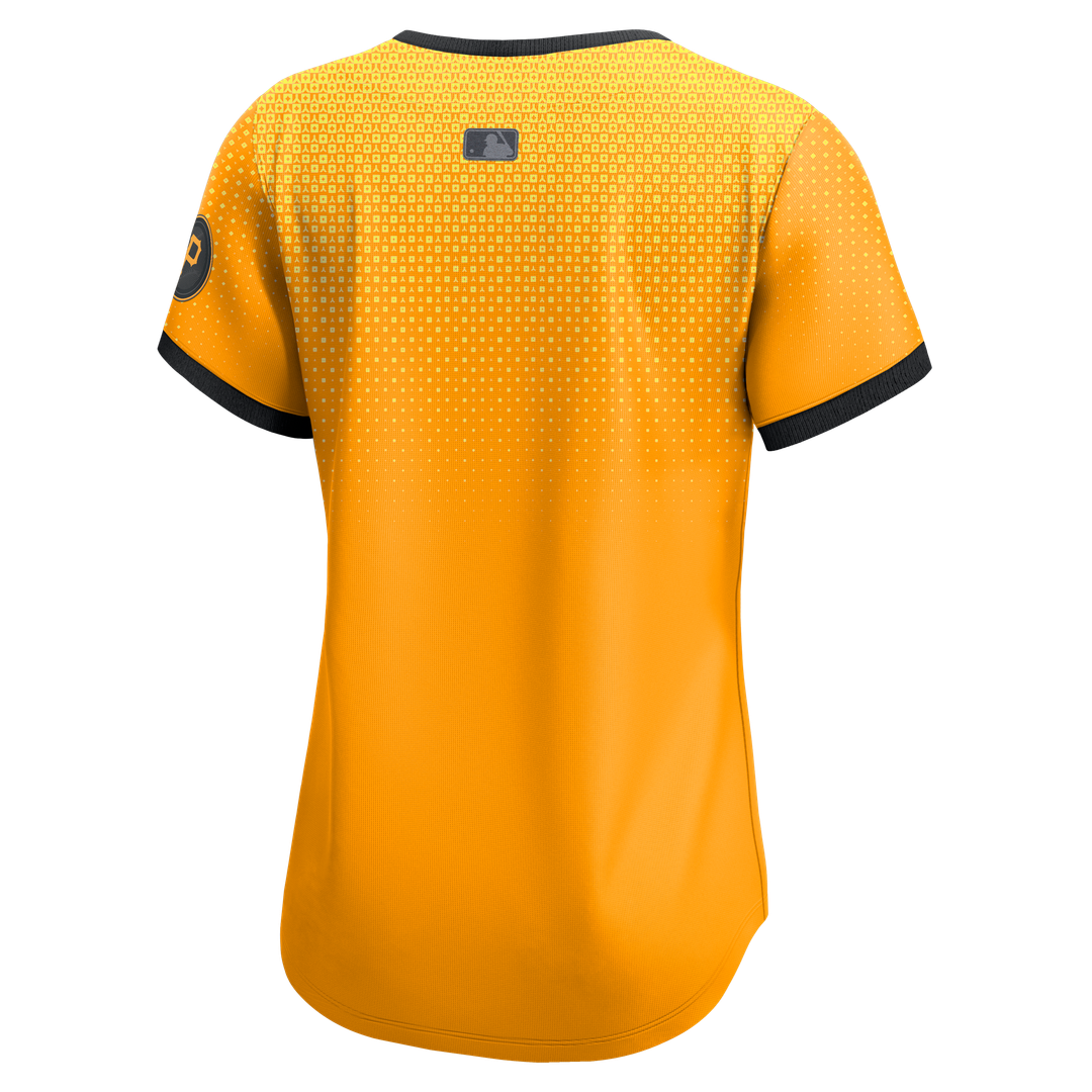 Pittsburgh Pirates Nike Women's City Connect Limited Jersey - Gold MLB Team Jersey Baseball Fan Apparel