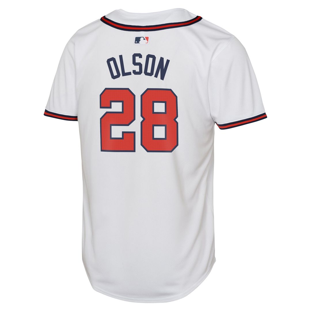 Atlanta Braves Matt Olson Nike Youth Home Limited Player Jersey - White MLB Team Jersey Baseball Fan Apparel