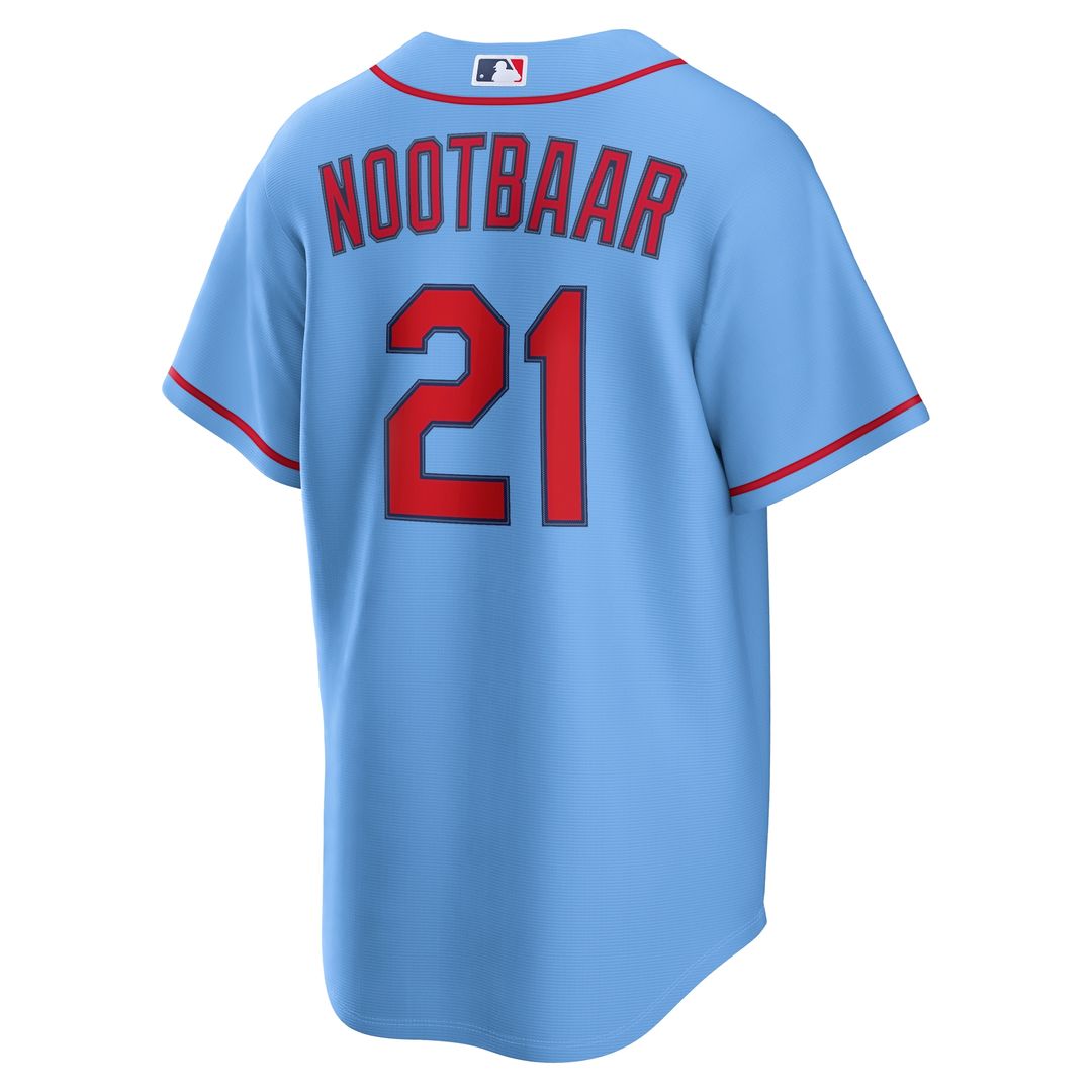 St. Louis Cardinals Lars Nootbaar Nike Alternate Replica Jersey - Cream MLB Team Jersey Baseball Fan Apparel