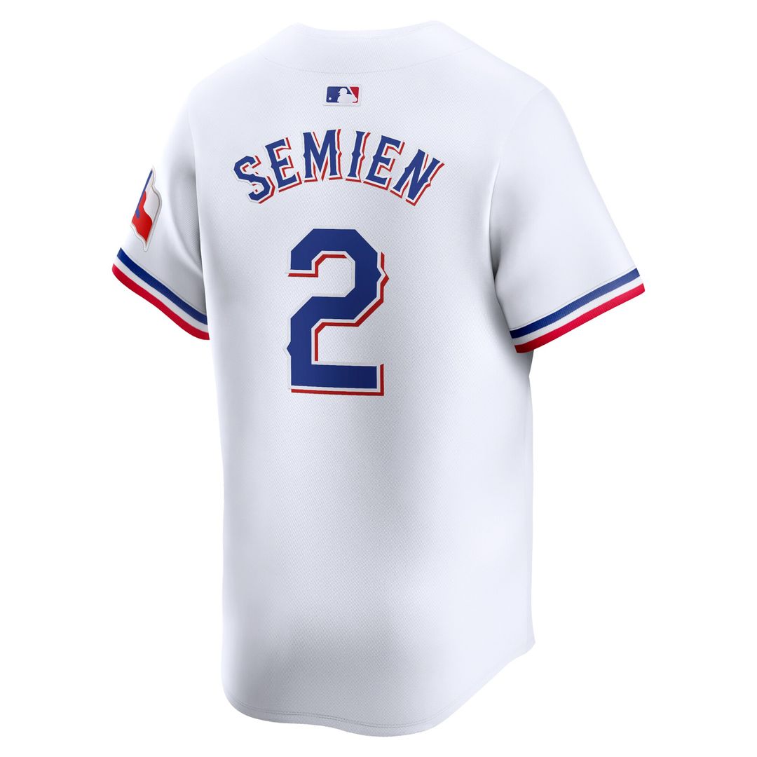 Texas Rangers Marcus Semien Nike Home Limited Player Jersey - White MLB Team Jersey Baseball Fan Apparel