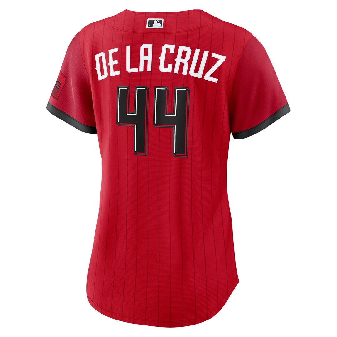 Cincinnati Reds Elly De La Cruz Nike Women's 2026 City Connect Stadium Jersey - Red MLB Team Jersey Baseball Fan Apparel