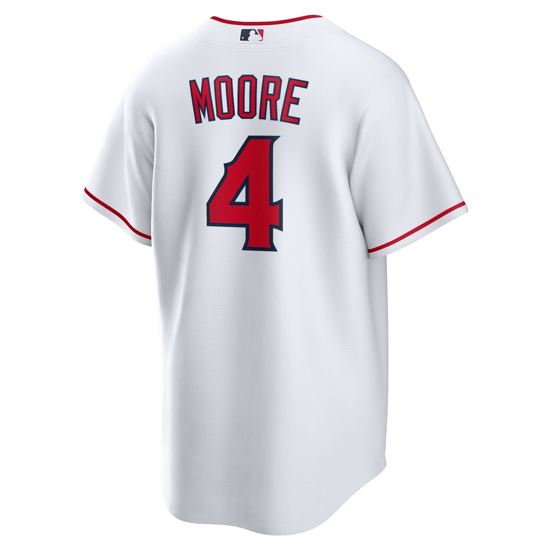 Los Angeles Angels Christian Moore Nike Home Replica Jersey - White MLB Team Jersey Baseball Fan Apparel