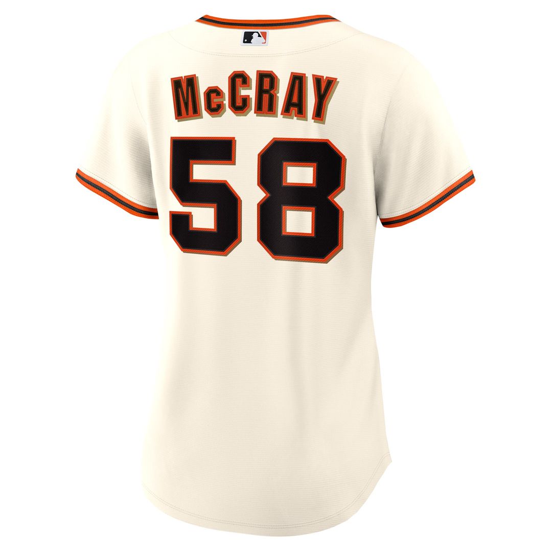 San Francisco Giants Grant McCray Nike Women's Home Replica Jersey - Cream MLB Team Jersey Baseball Fan Apparel