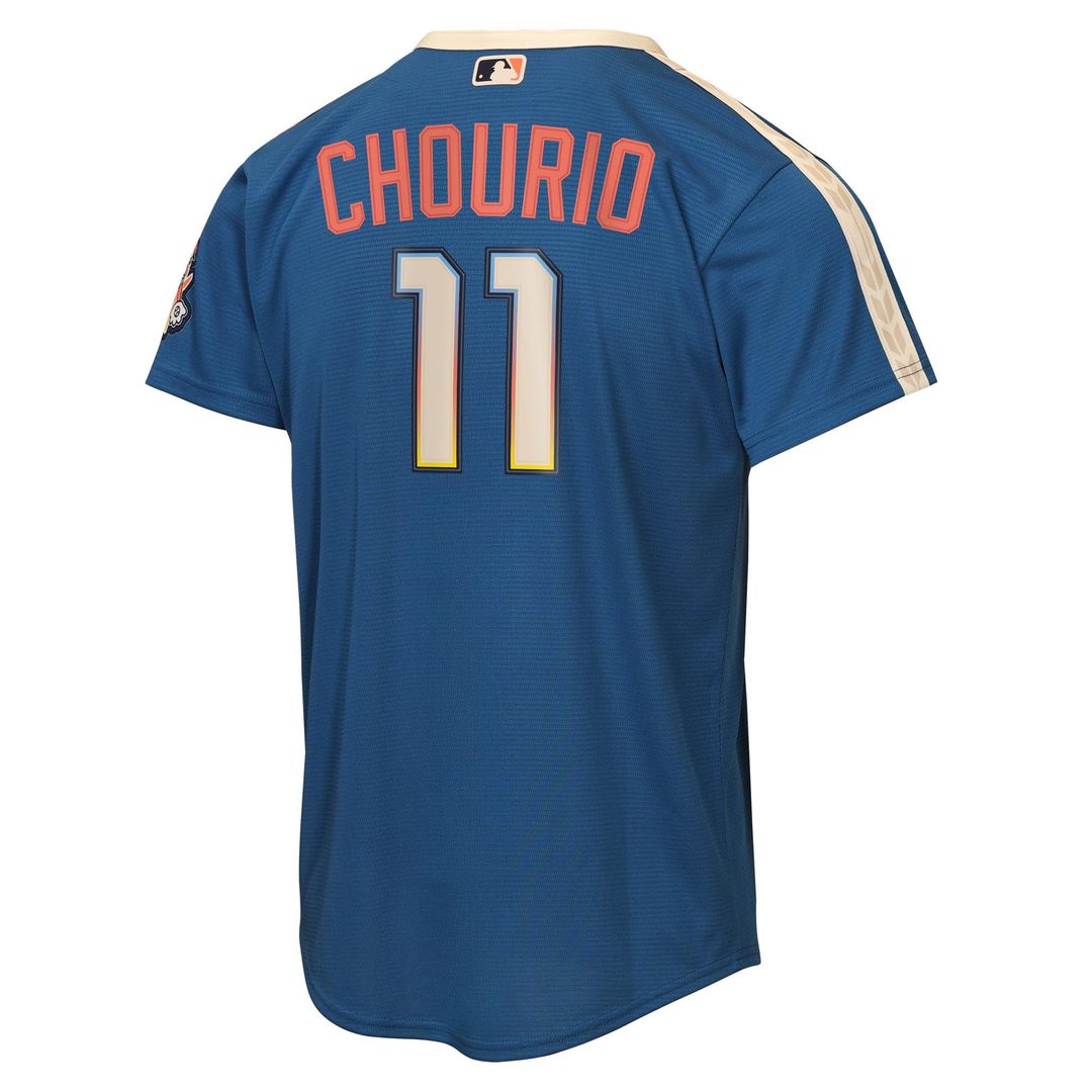 Milwaukee Brewers Jackson Chourio Nike Youth 2026 City Connect Stadium Jersey - Mineral Blue MLB Team Jersey Baseball Fan Apparel