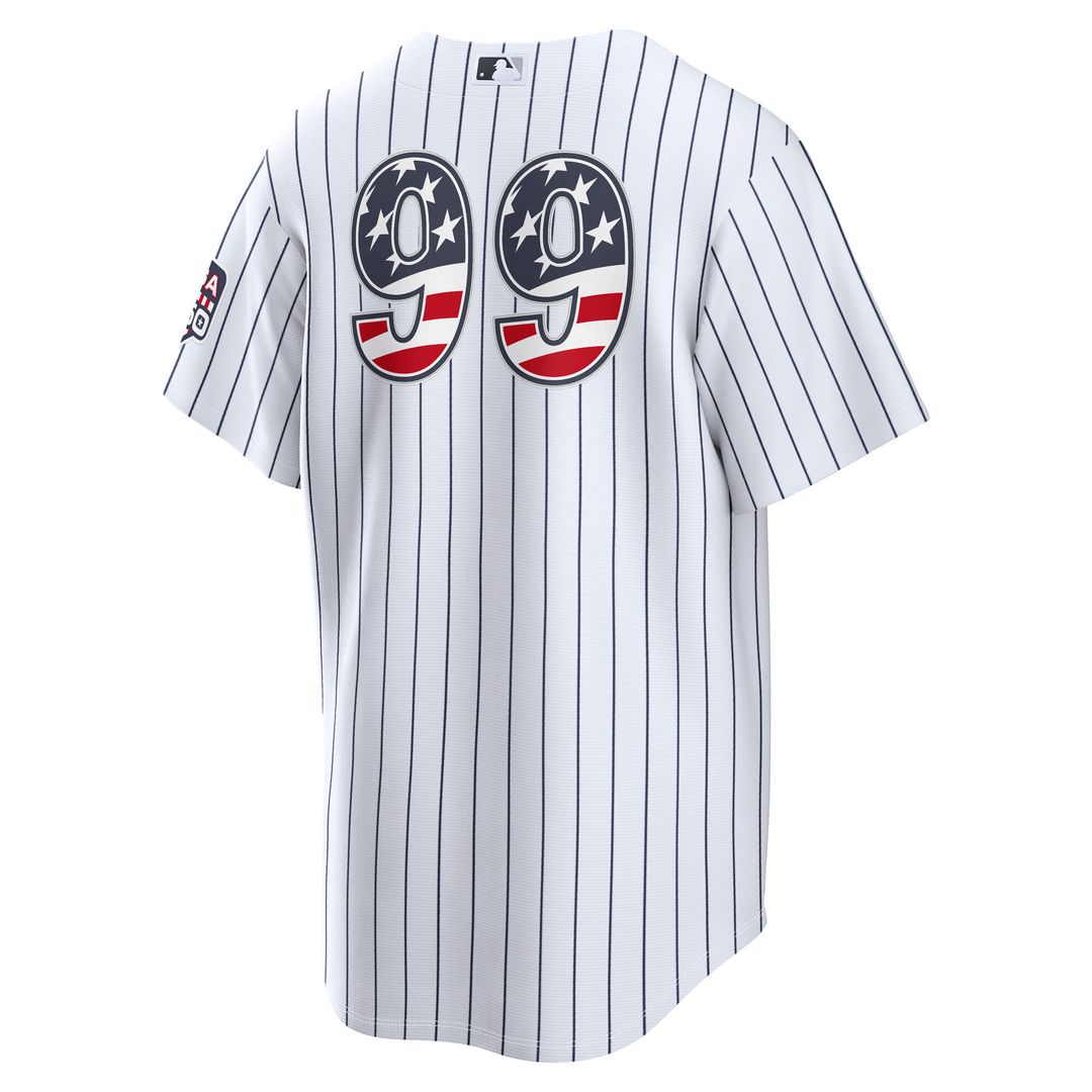 New York Yankees Aaron Judge Nike USA 250 Fourth of July Home Stadium Jersey - White MLB Team Jersey Baseball Fan Apparel