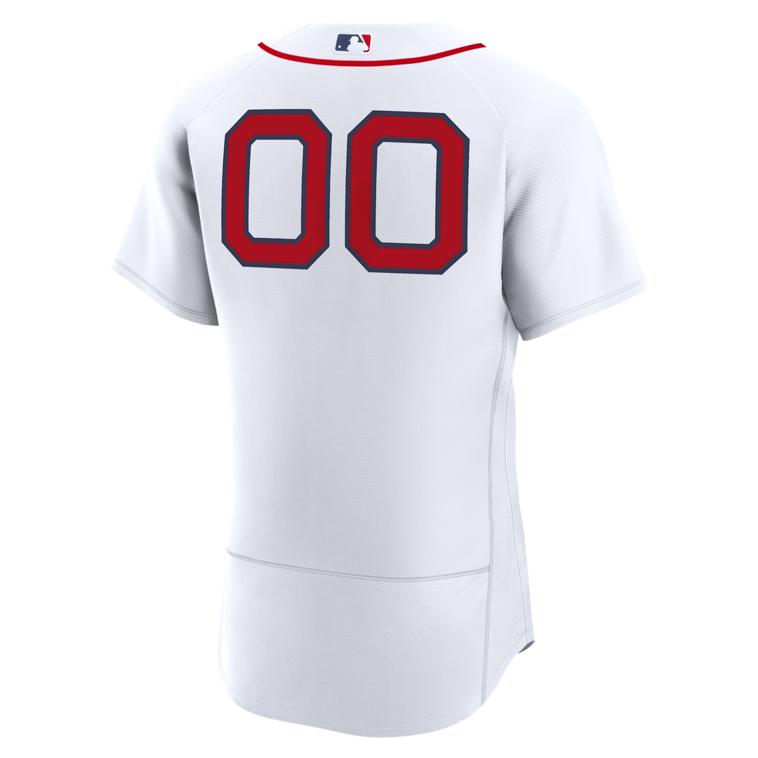 Boston Red Sox Nike Home Authentic Custom Jersey - White MLB Team Jersey Baseball Fan Apparel