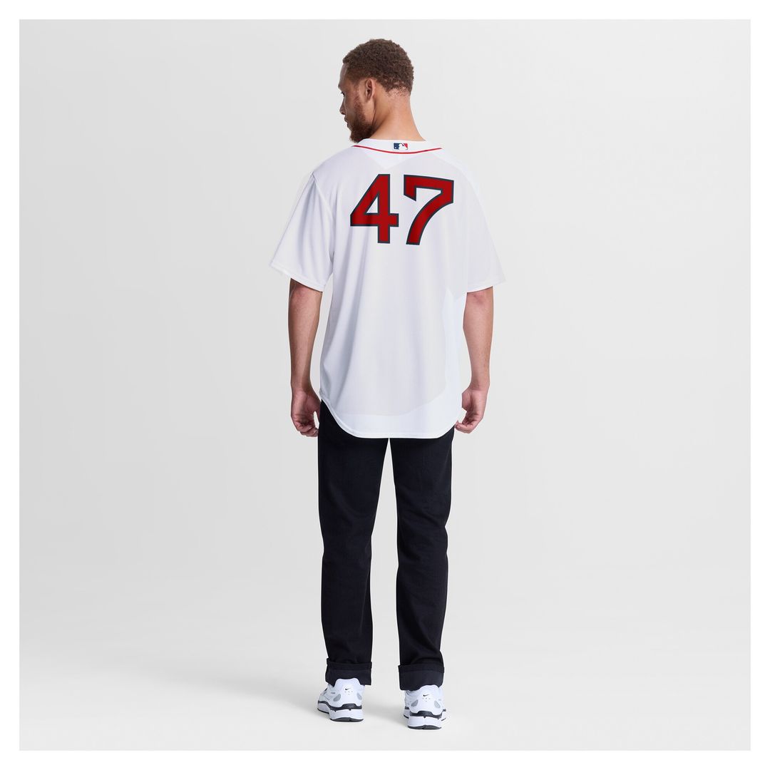 Boston Red Sox Jovani Moran Nike Home Replica Jersey - White MLB Team Jersey Baseball Fan Apparel