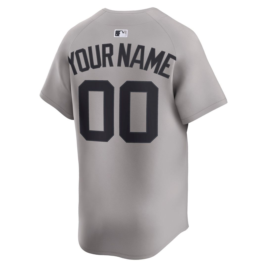 New York Yankees Nike Home Limited Custom Jersey - White MLB Team Jersey Baseball Fan Apparel