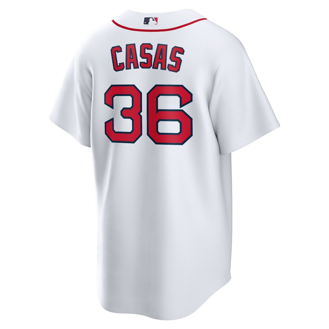 Boston Red Sox Triston Casas Nike Home Replica Jersey - White MLB Team Jersey Baseball Fan Apparel