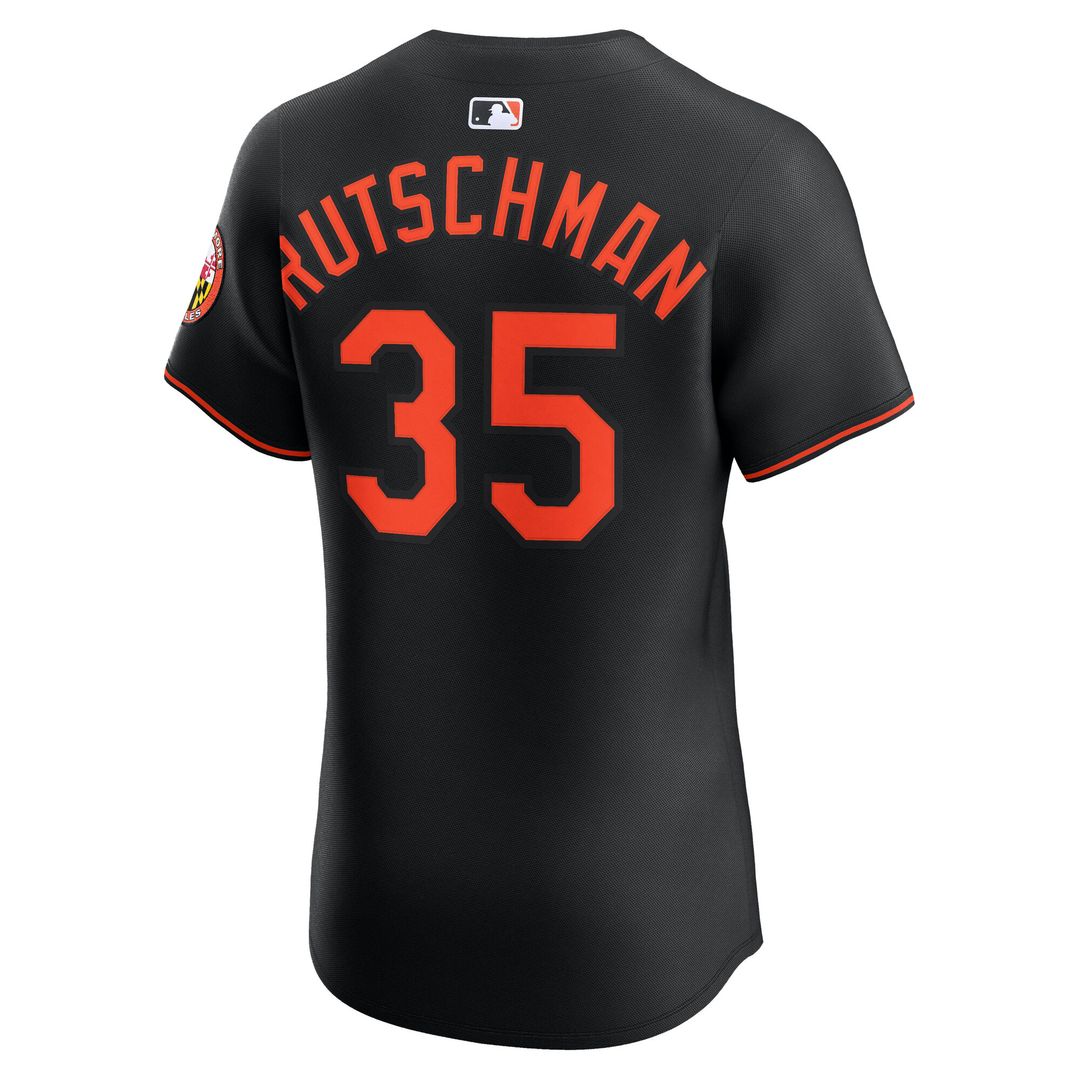 Baltimore Orioles Adley Rutschman Nike Alternate 2 Elite Jersey - Orange MLB Team Jersey Baseball Fan Apparel