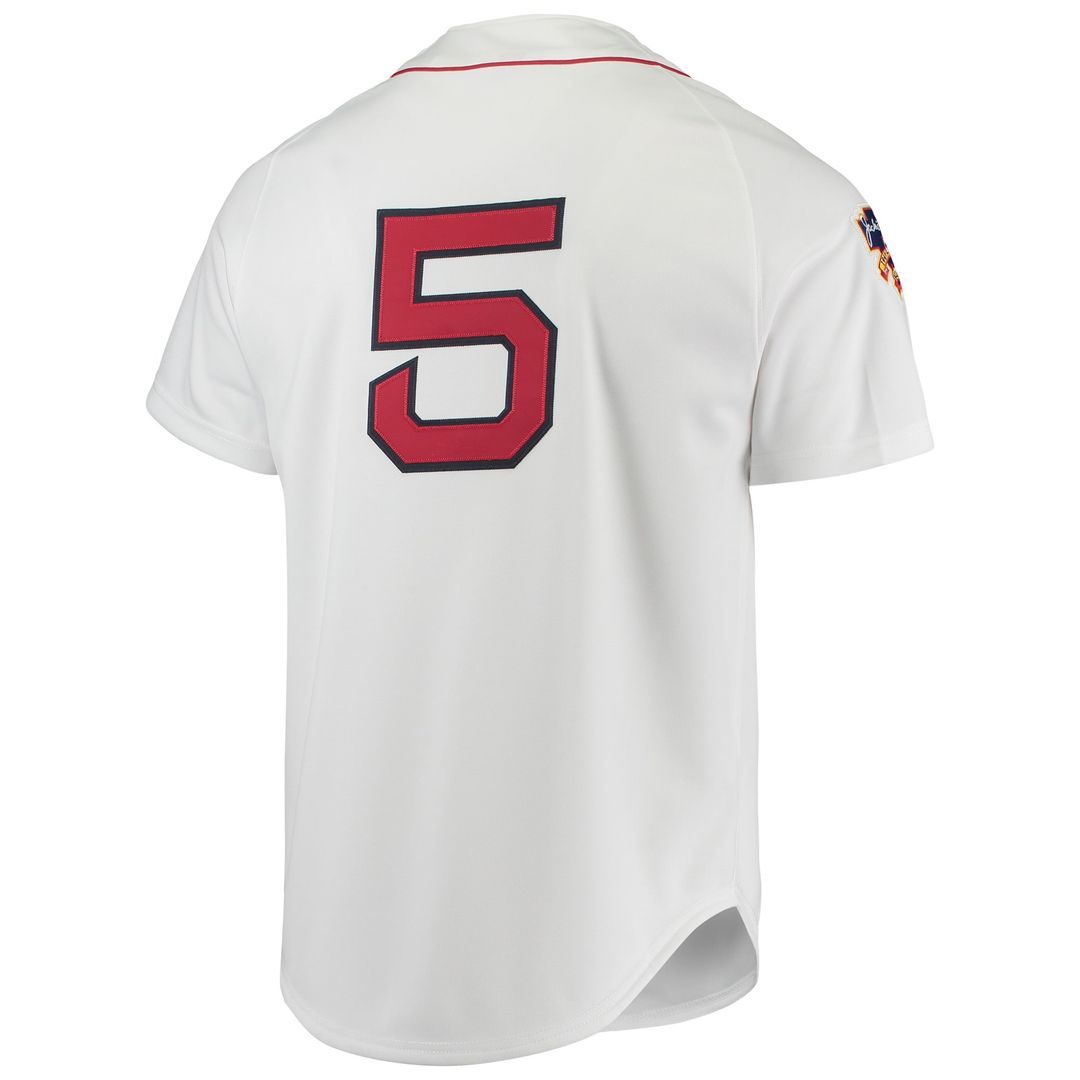 Boston Red Sox Nomar Garciaparra Mitchell & Ness 1997 Cooperstown Authentic Jersey - White MLB Team Jersey Baseball Fan Apparel