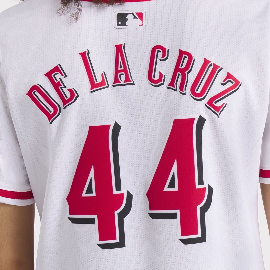 Cincinnati Reds Elly De La Cruz Nike Women's Home Limited Player Jersey - White MLB Team Jersey Baseball Fan Apparel
