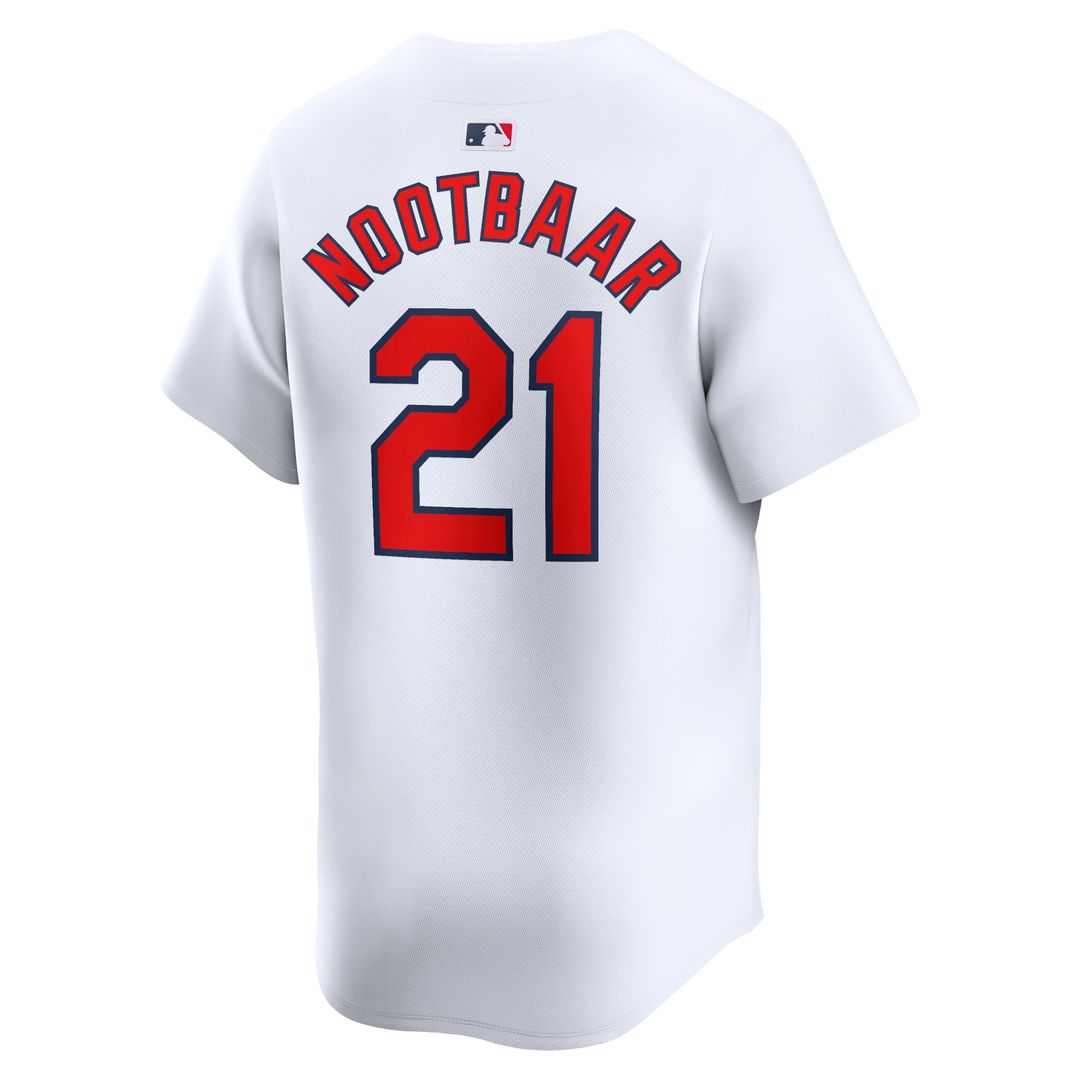 St. Louis Cardinals Lars Nootbaar Nike Home Limited Player Jersey - White MLB Team Jersey Baseball Fan Apparel