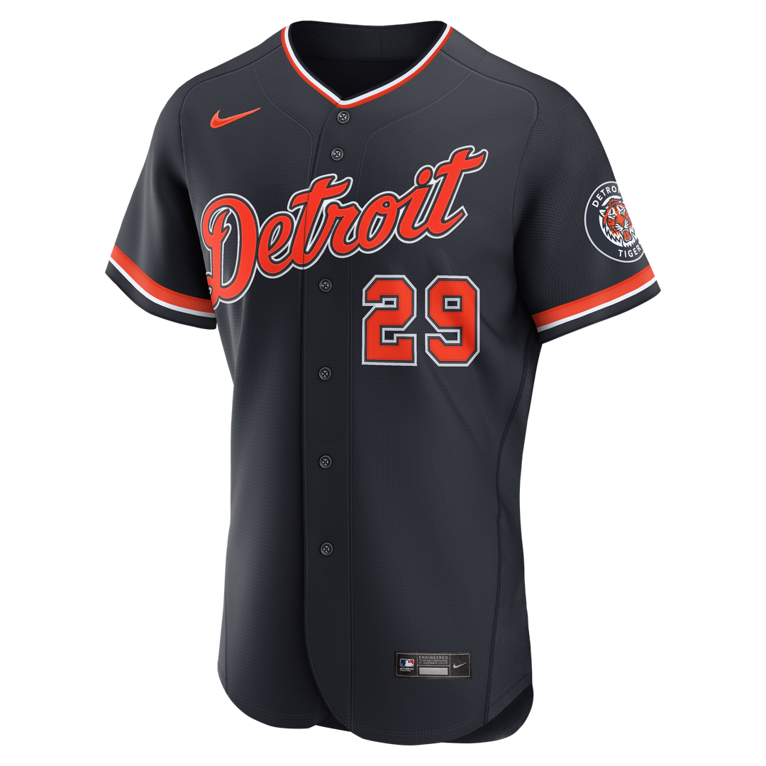 Detroit Tigers Tarik Skubal Nike Alternate MLB Awards Authentic Jersey - Navy MLB Team Jersey Baseball Fan Apparel