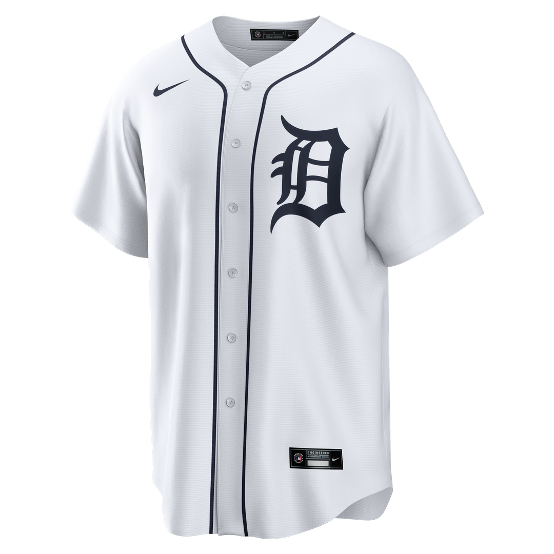 Detroit Tigers Tarik Skubal Nike Home Replica Jersey - White MLB Team Jersey Baseball Fan Apparel