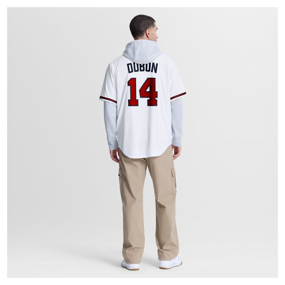 Atlanta Braves Mauricio Dubón Nike Home Replica Jersey - White MLB Team Jersey Baseball Fan Apparel