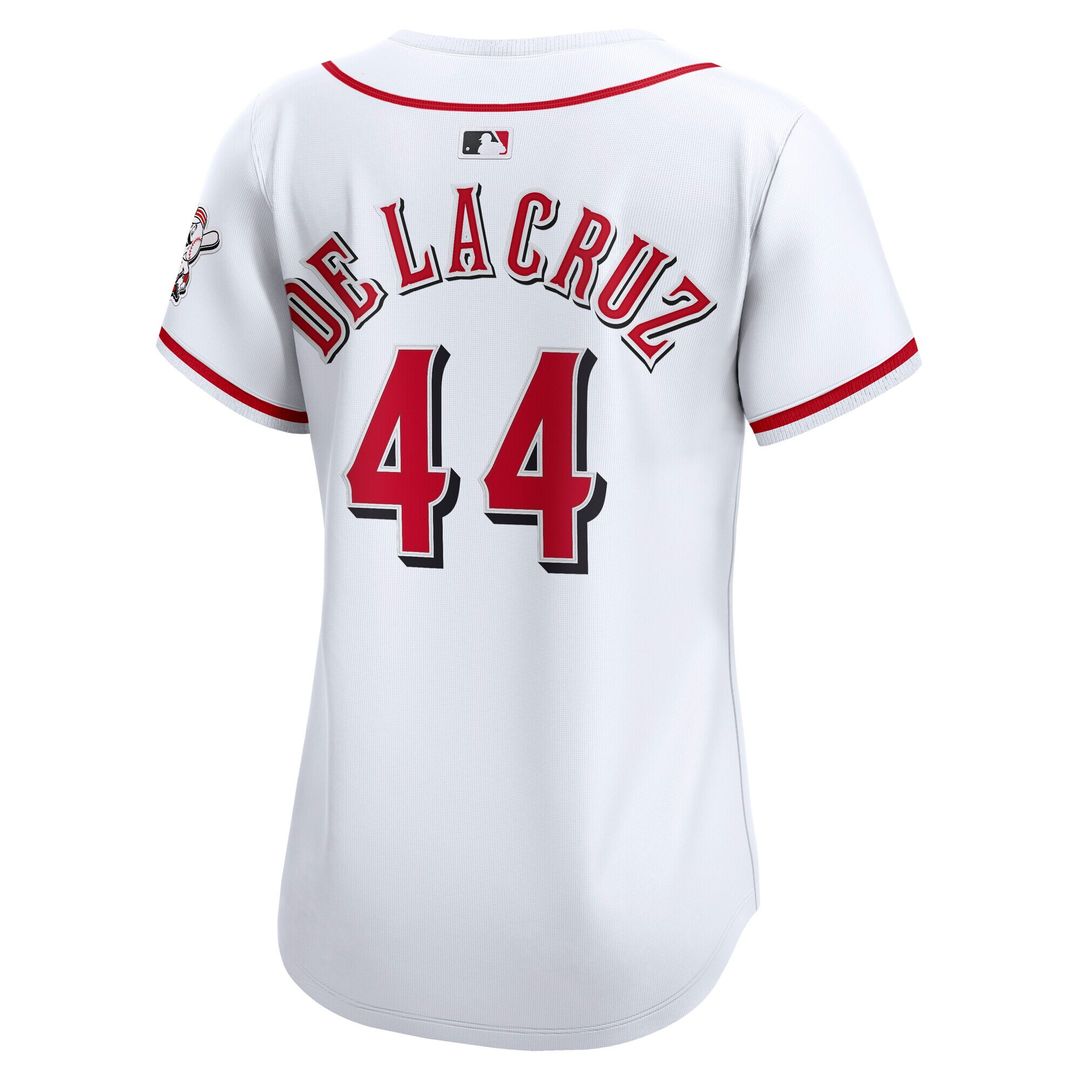 Cincinnati Reds Elly De La Cruz Nike Women's Home Limited Player Jersey - White MLB Team Jersey Baseball Fan Apparel