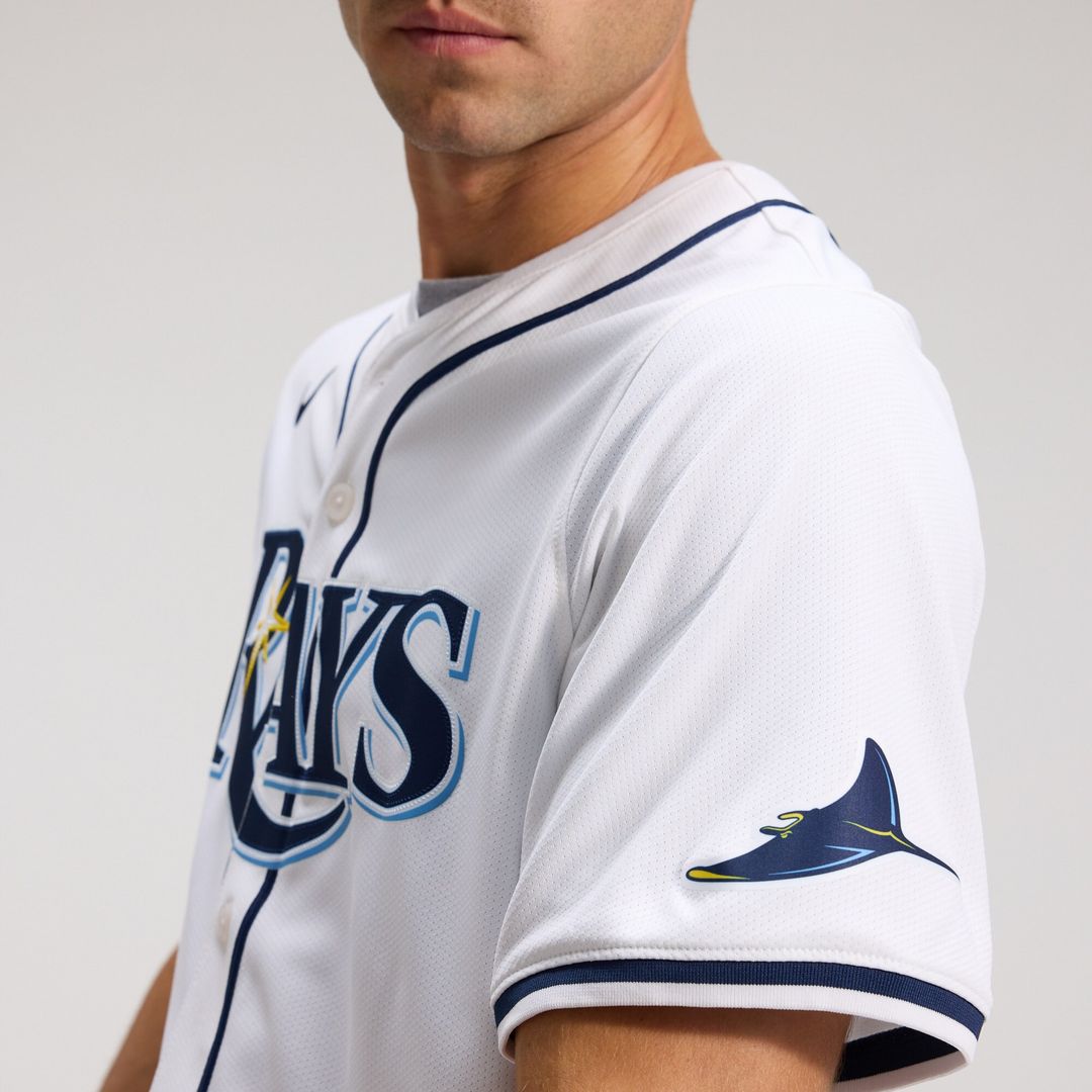 Tampa Bay Rays Yandy Diaz Nike Home Limited Player Jersey - White MLB Team Jersey Baseball Fan Apparel