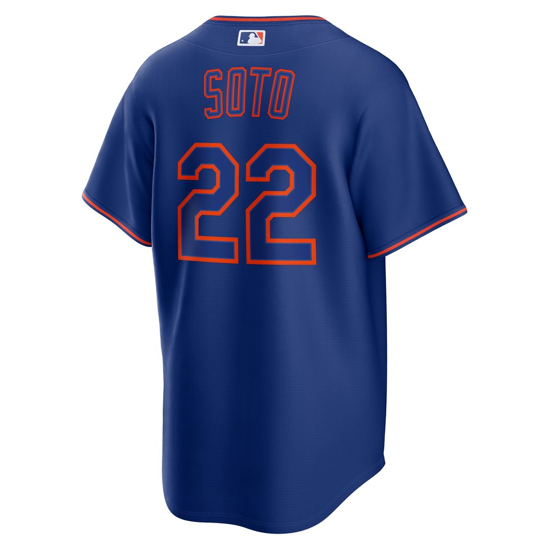 New York Mets Juan Soto Nike Road Replica Jersey - Gray MLB Team Jersey Baseball Fan Apparel