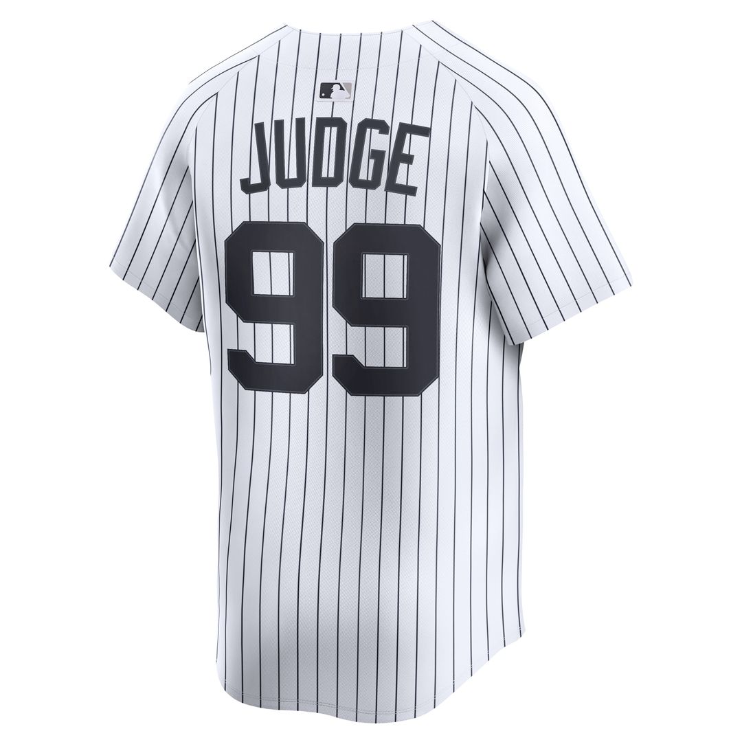 New York Yankees Aaron Judge Nike Home Limited Player Jersey - White MLB Team Jersey Baseball Fan Apparel