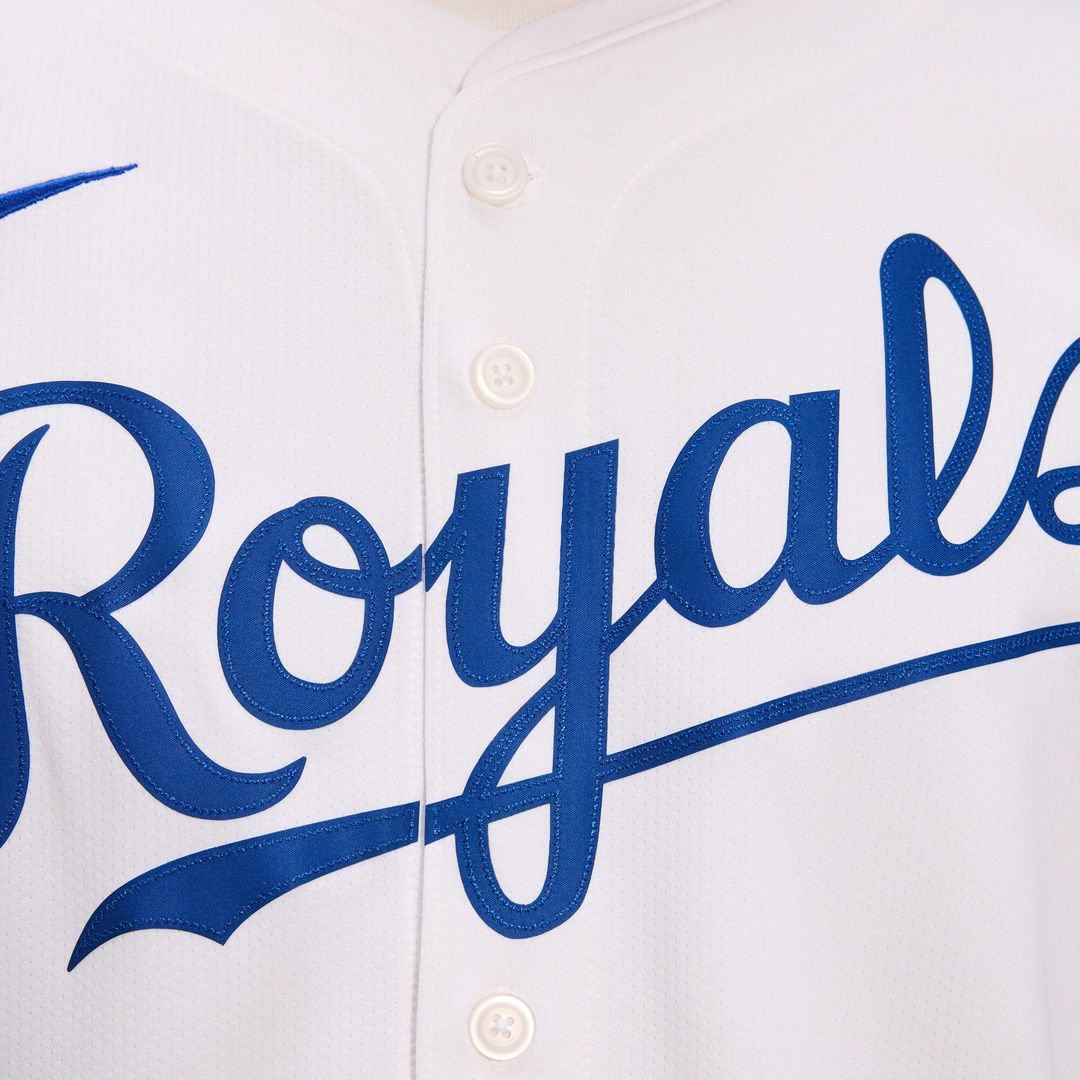 Kansas City Royals Nike Home Limited Jersey - White MLB Team Jersey Baseball Fan Apparel