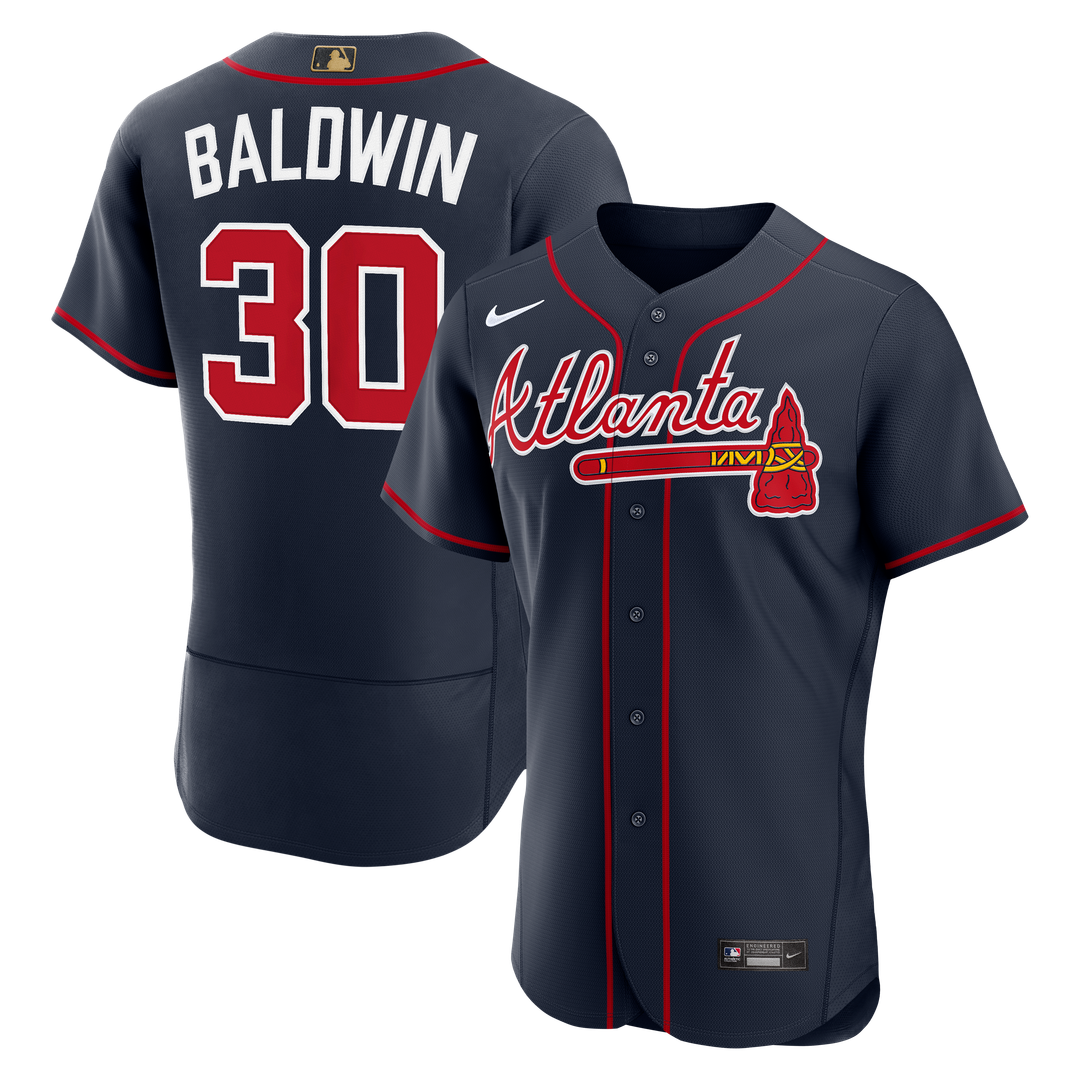 Atlanta Braves Drake Baldwin Nike MLB Awards Authentic Jersey - White MLB Team Jersey Baseball Fan Apparel