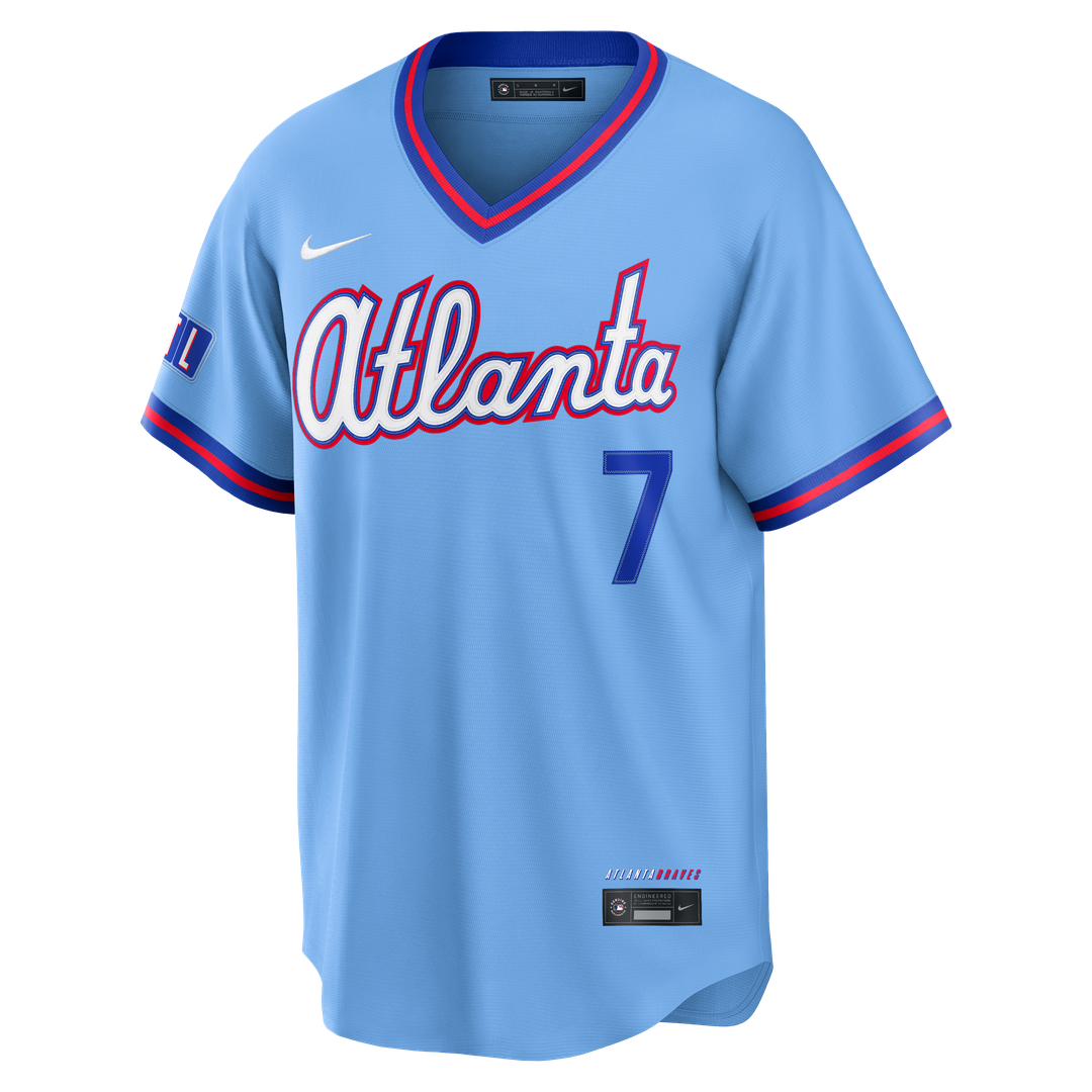 Atlanta Braves Ha - Seong Kim Nike 2026 City Connect Stadium Jersey - Powder Blue MLB Team Jersey Baseball Fan Apparel