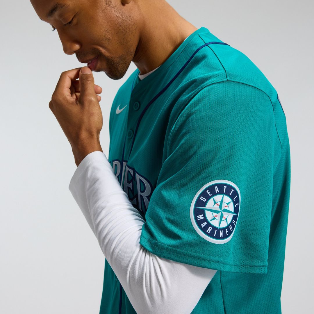 Seattle Mariners Cal Raleigh Nike Alternate Limited Jersey - Teal MLB Team Jersey Baseball Fan Apparel