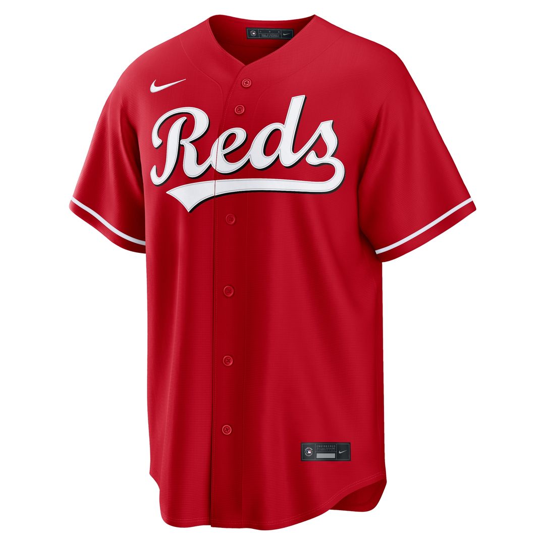 Cincinnati Reds Elly De La Cruz Nike Road Replica Jersey - Gray MLB Team Jersey Baseball Fan Apparel
