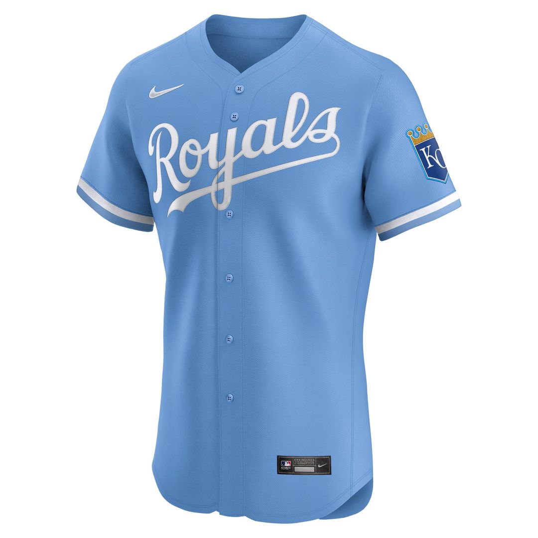 Kansas City Royals Nike Home Elite Jersey - White MLB Team Jersey Baseball Fan Apparel