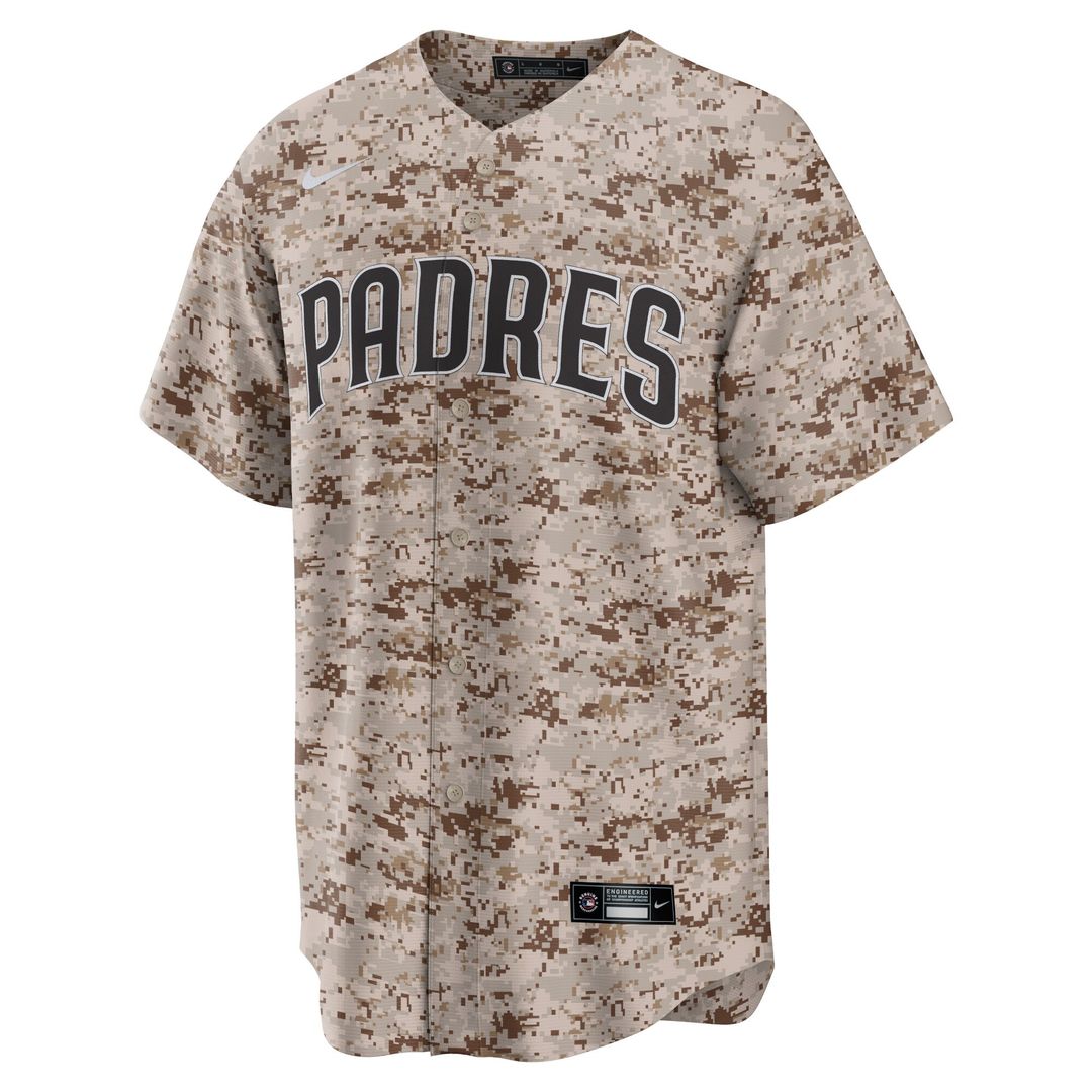 San Diego Padres Joe Musgrove Nike USMC Alternate Replica Player Jersey - Camo MLB Team Jersey Baseball Fan Apparel