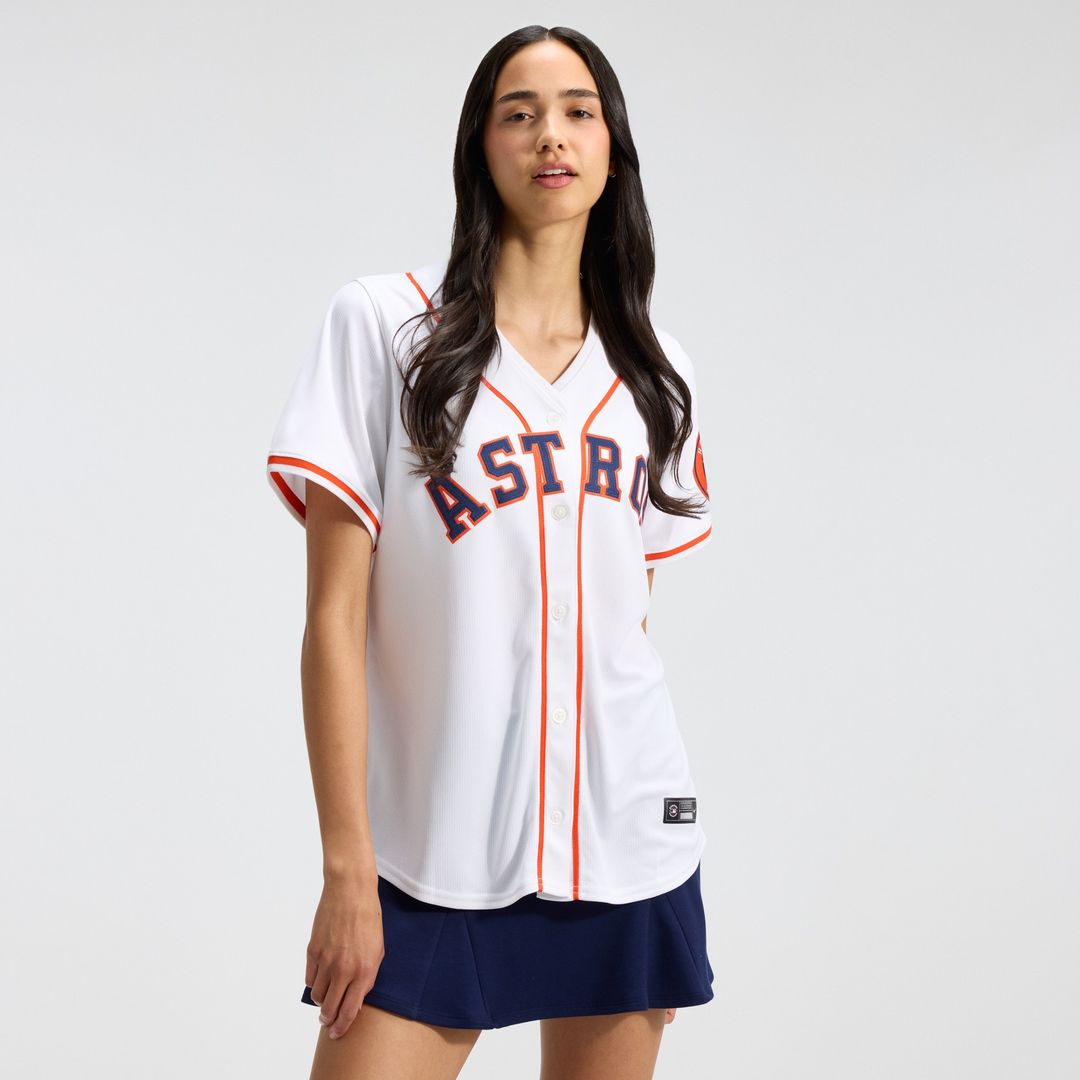 Houston Astros Nike Home Women's Limited Jersey - White MLB Team Jersey Baseball Fan Apparel