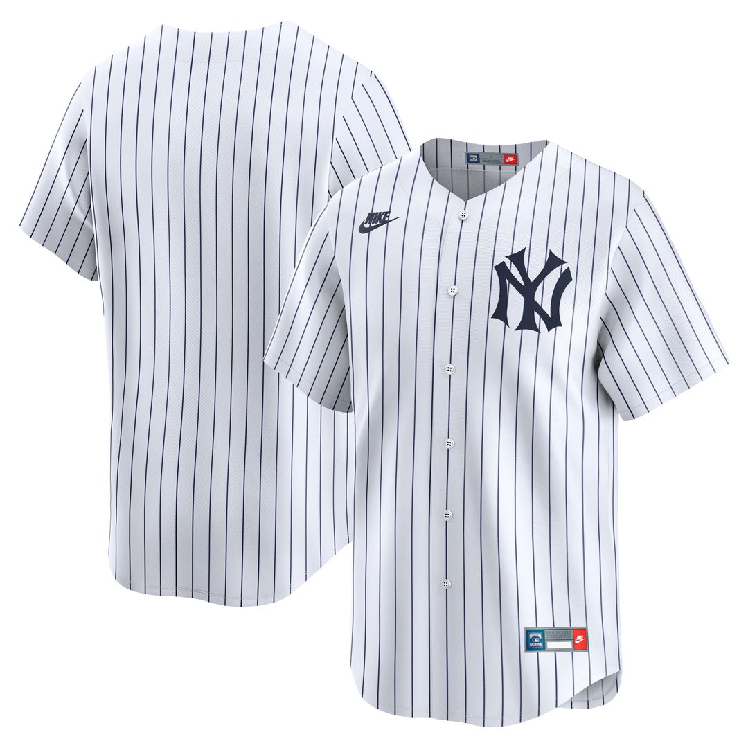 New York Yankees Nike Cooperstown Limited Jersey - White MLB Team Jersey Baseball Fan Apparel
