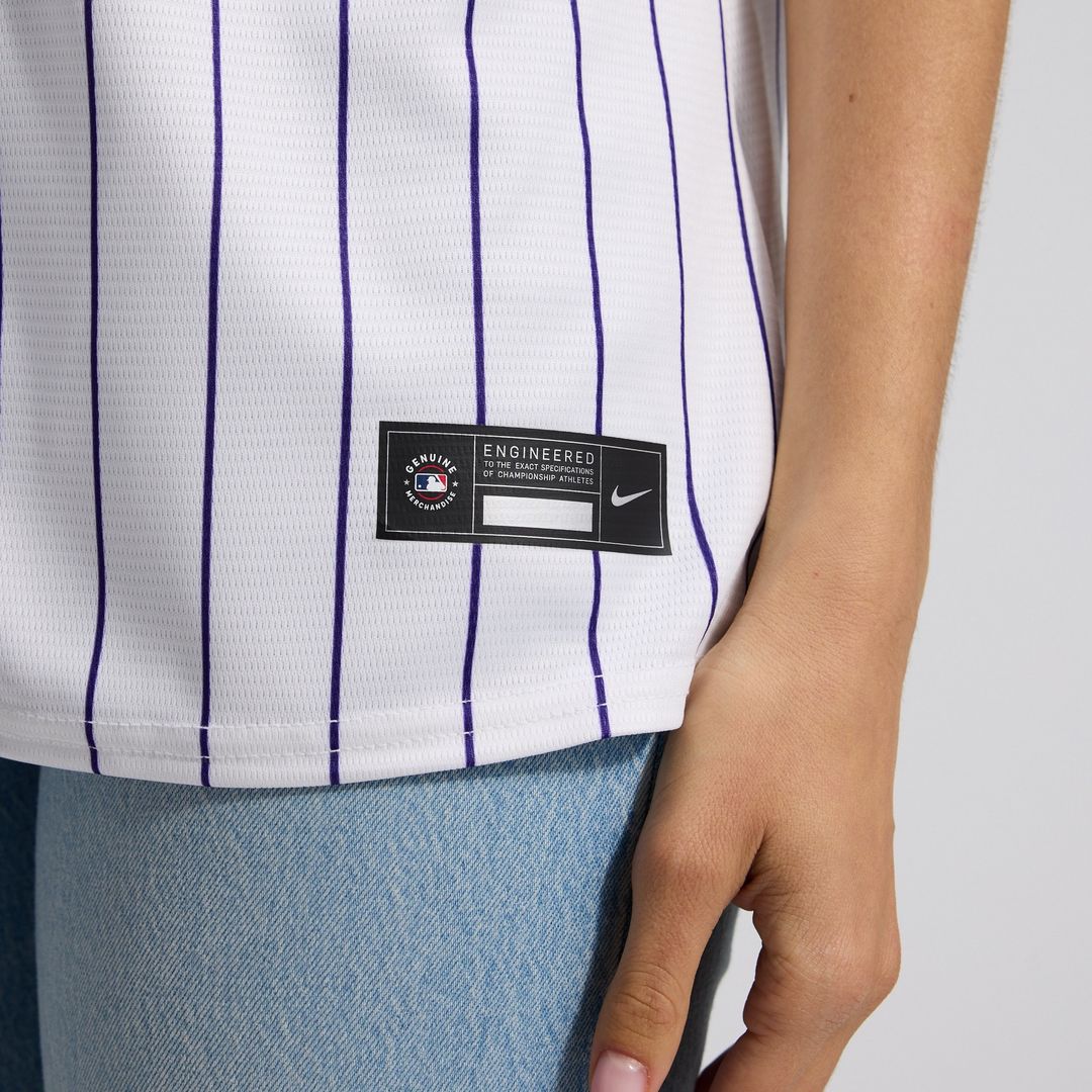 Colorado Rockies Nike Women's Home Replica Team Jersey - White MLB Team Jersey Baseball Fan Apparel