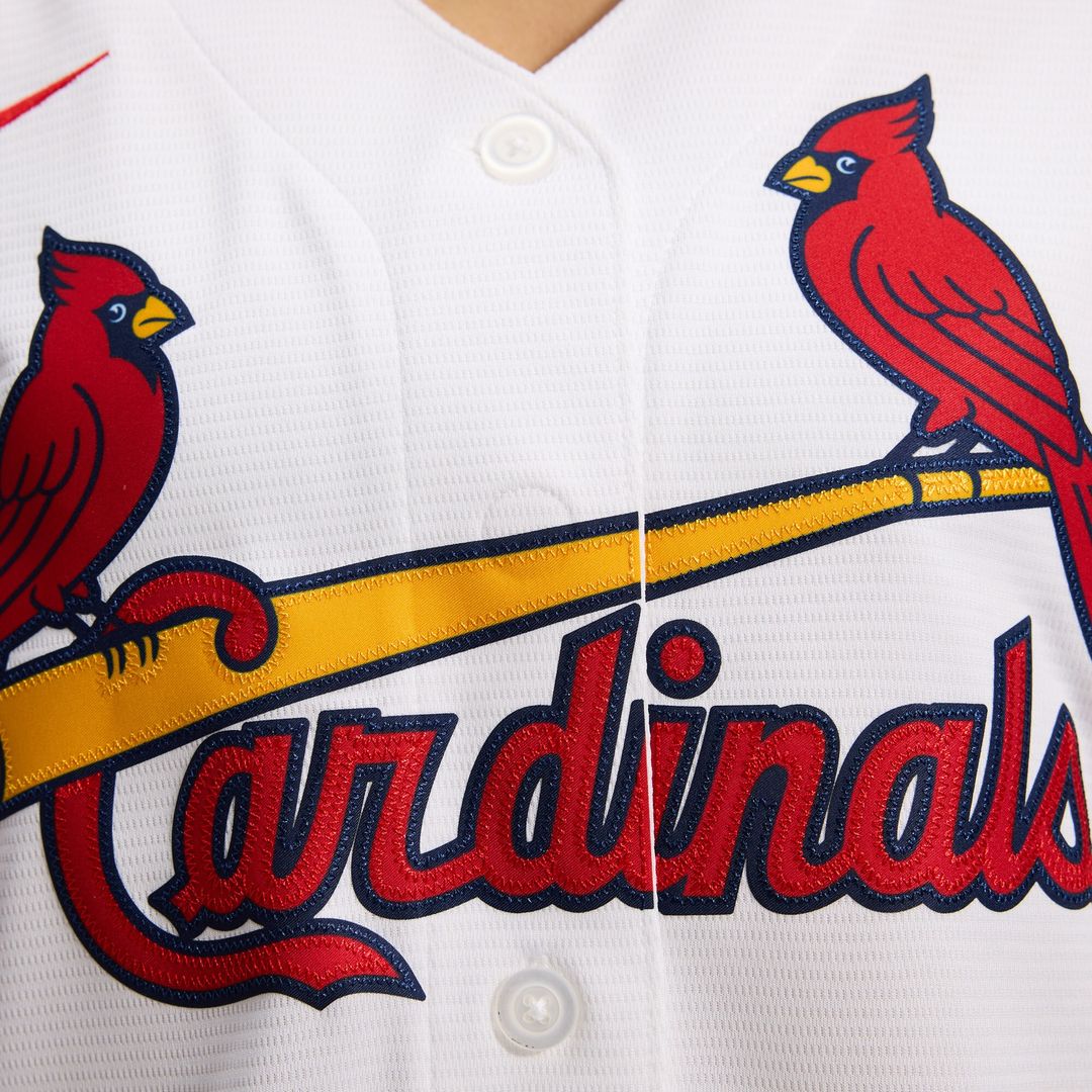 St. Louis Cardinals Nike Women's Home Replica Team Jersey - White MLB Team Jersey Baseball Fan Apparel