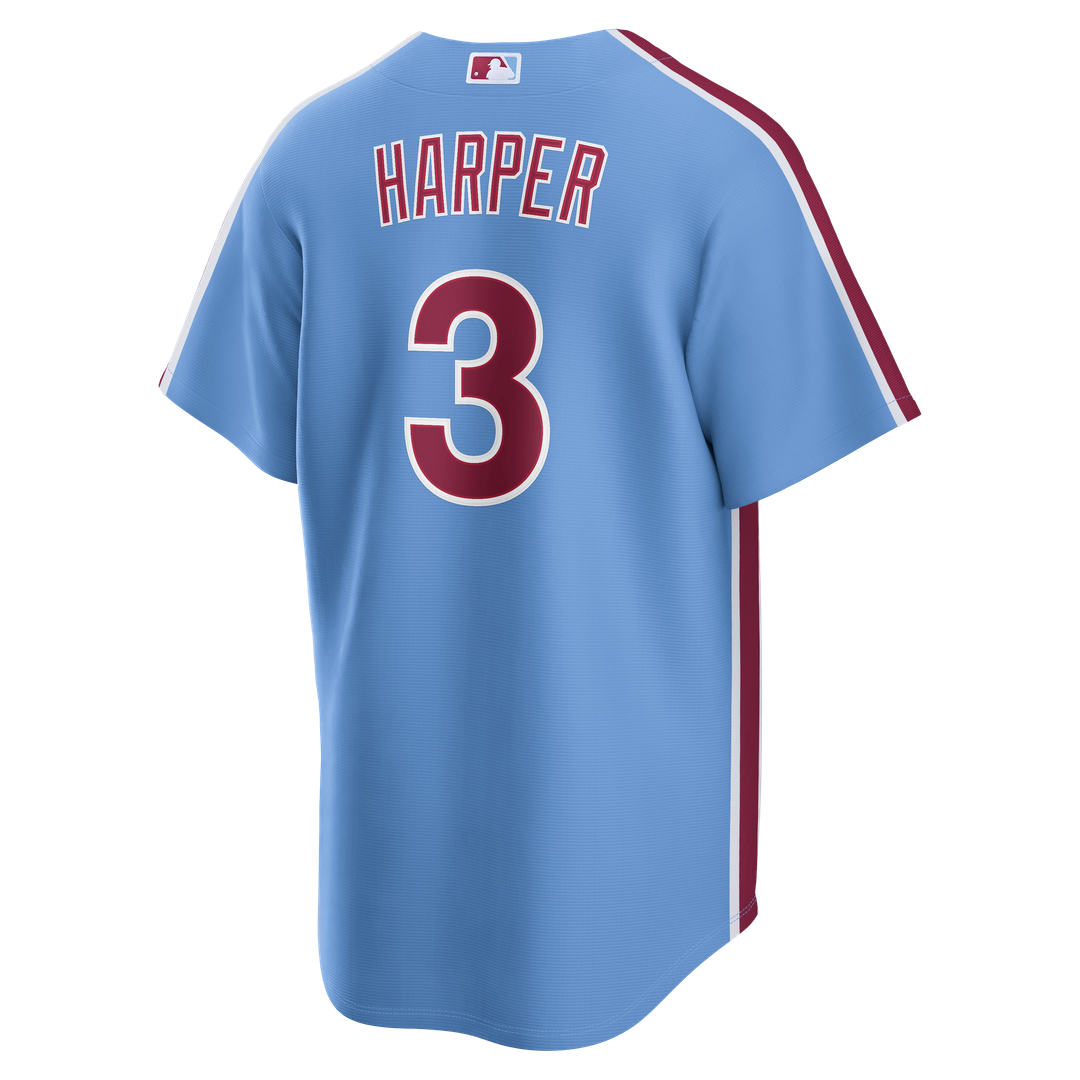 Philadelphia Phillies Bryce Harper Nike Road Replica Jersey - Gray MLB Team Jersey Baseball Fan Apparel