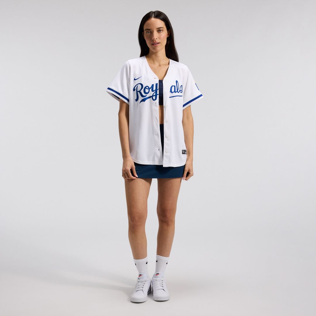 Kansas City Royals Nike Women's Home Limited Jersey - White MLB Team Jersey Baseball Fan Apparel