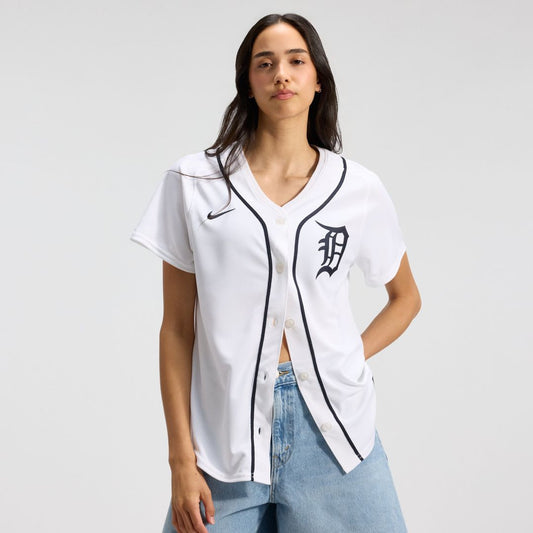 Detroit Tigers Nike Women's Home Limited Jersey - White MLB Team Jersey Baseball Fan Apparel