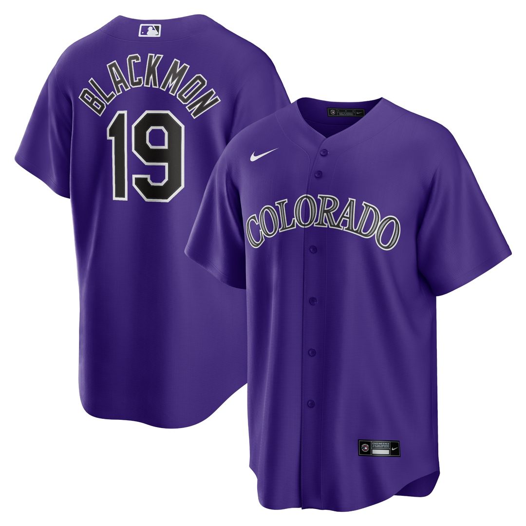 Colorado Rockies Charlie Blackmon Nike Home Replica Player Name Jersey - White MLB Team Jersey Baseball Fan Apparel