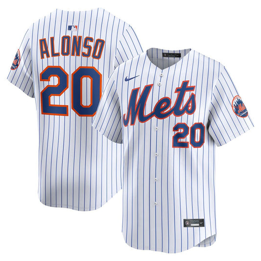 New York Mets Pete Alonso Nike Home Limited Jersey - White MLB Team Jersey Baseball Fan Apparel
