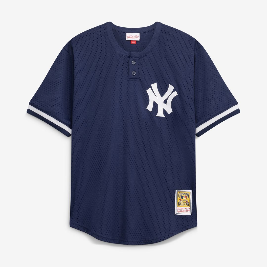 New York Yankees Derek Jeter Mitchell & Ness Big & Tall Batting Practice Replica Player Jersey - Navy MLB Team Jersey Baseball Fan Apparel