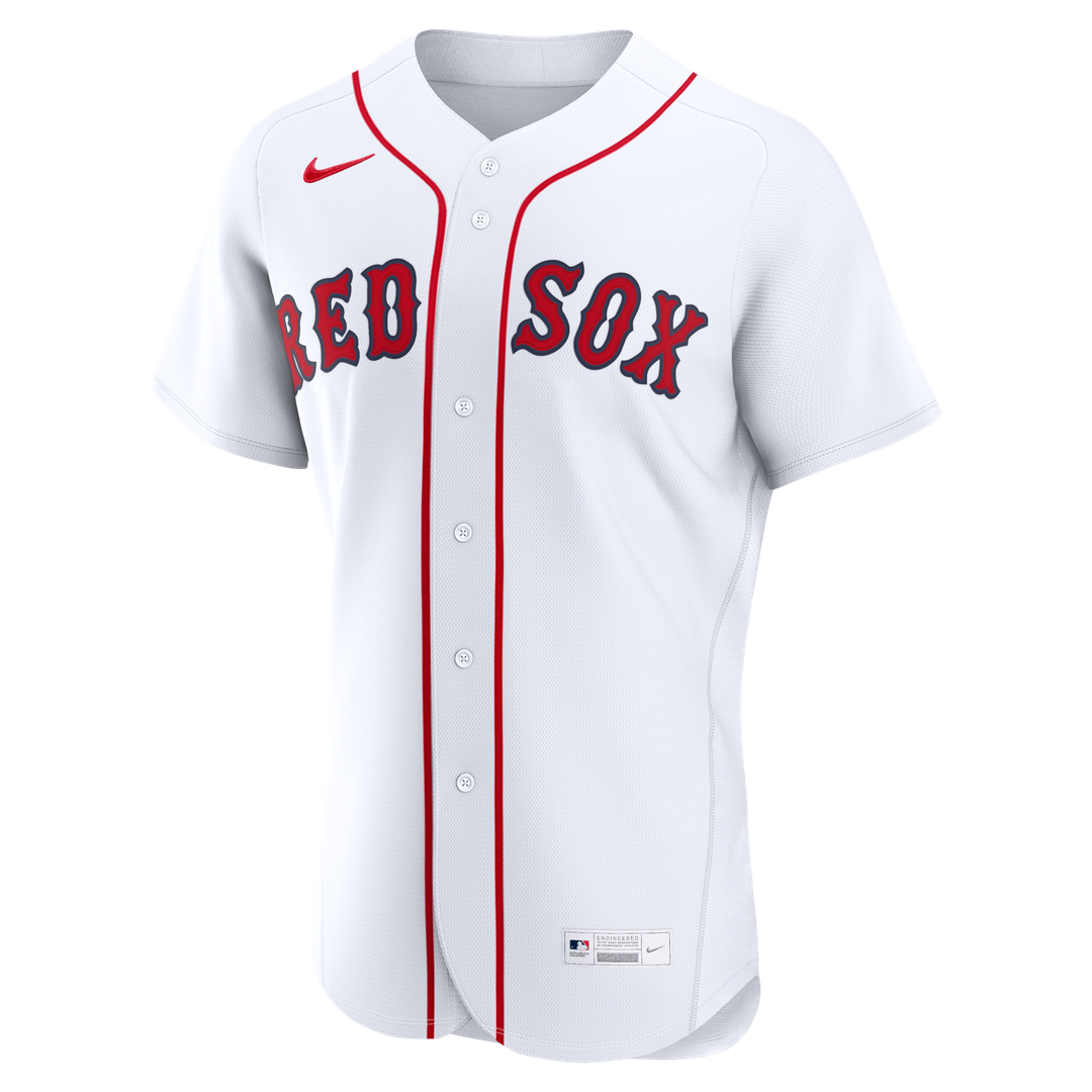 Boston Red Sox Nike Home Authentic Custom Jersey - White MLB Team Jersey Baseball Fan Apparel